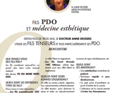 Le docteur Anne Deckers parle des fils PDO